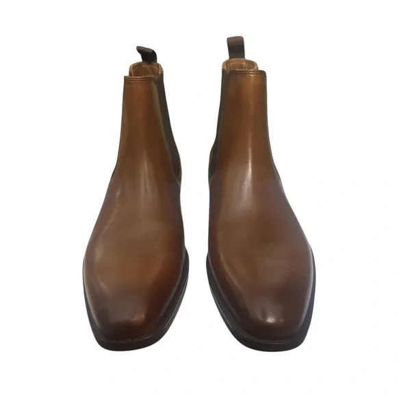 Aldo | Shoes | Aldo Mens Tan Leather Ankle Boots | Poshmark display picture 3